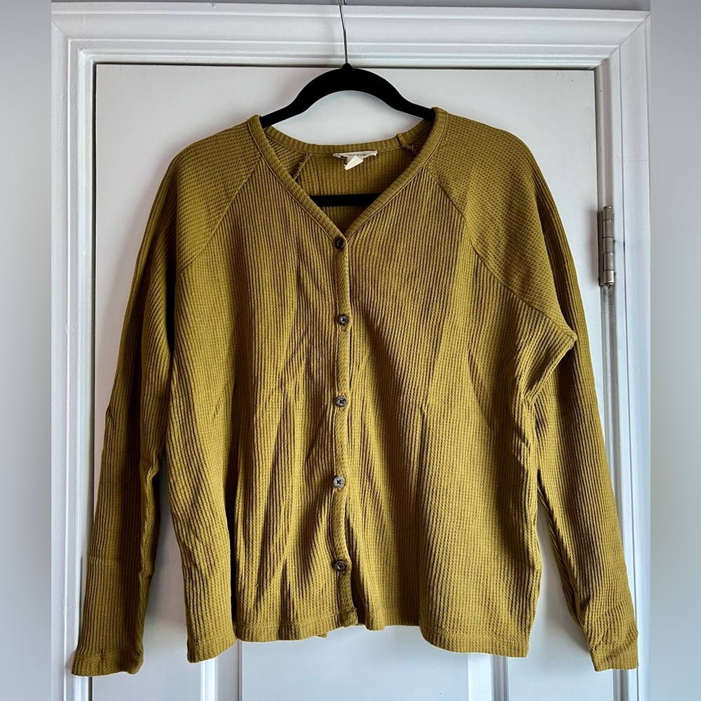 MADEWELL Waffle Cardigan